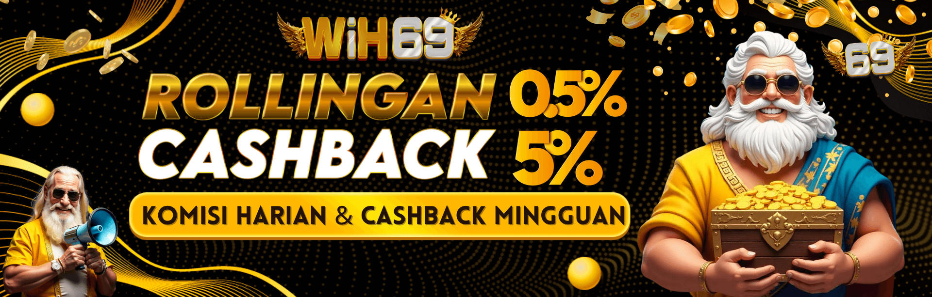 KOMISI HARIAN & CASHBACK MINGGUAN