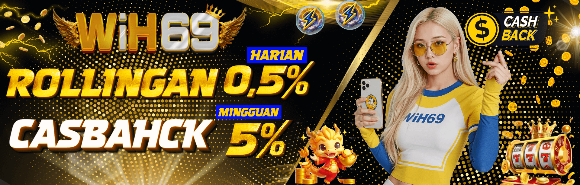 KOMISI HARIAN & CASHBACK MINGGUAN