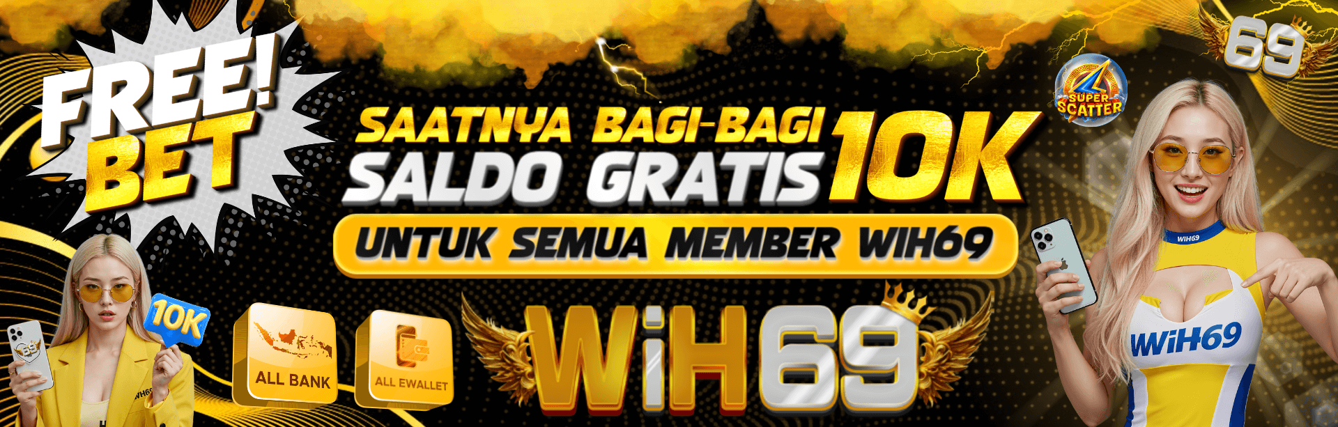 BONUS FREEBET WIH69